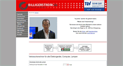 Desktop Screenshot of billigerstrom.de
